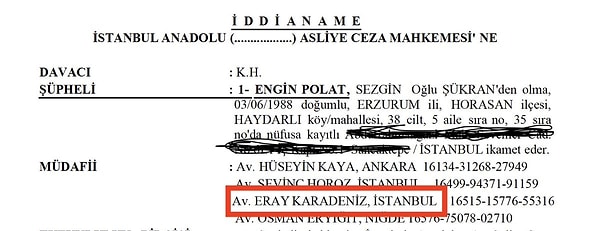 Hazırlanan iddianameden 👇 Görseli