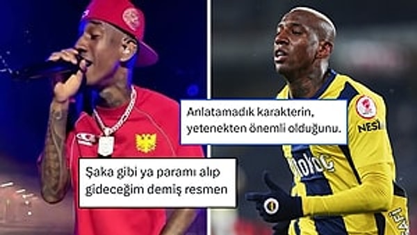 Yeni sezonda kadrosunu nasıl şekillendireceği merak edilen Fenerbahçe'nin Brezilyalı orta sahası Anderson Talisca, ülkesi basınına yaptığı açıklamayla sosyal medyada taraftarının tepkisini çekti.