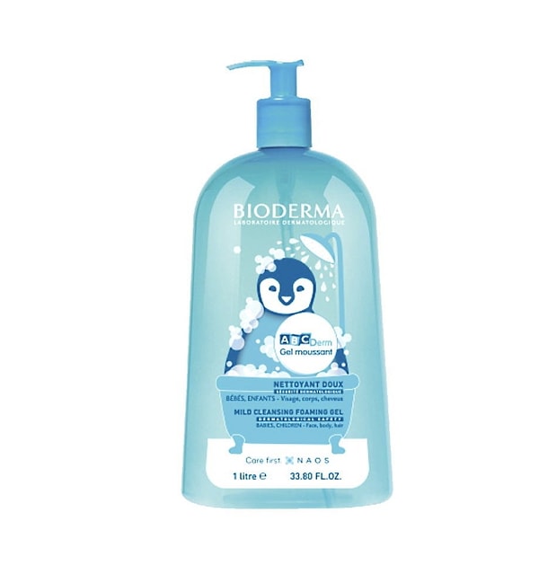 1. Bioderma ABCDerm Foaming Cleanser Temizleme Jeli