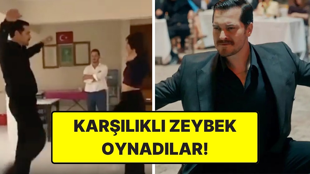 Çağatay Ulusoy ve Demet Özdemir'in Eşref Rüya'daki Zeybek Performansının Provası Yayınlandı
