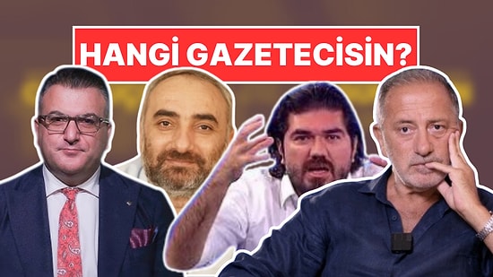 Sen Hangi Gazetecisin? İkizin Kadar Benzeyen Gazeteciyi Söylüyoruz!