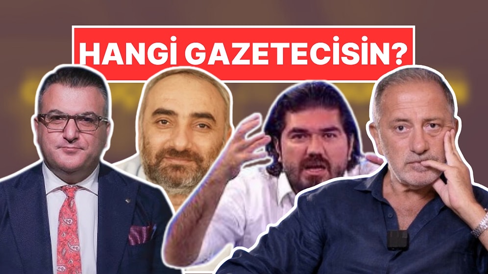 Sen Hangi Gazetecisin? İkizin Kadar Benzeyen Gazeteciyi Söylüyoruz!