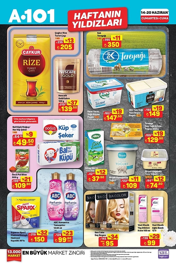 Çaykur Rize Turist Çayı 1 Kg 205 TL Görseli