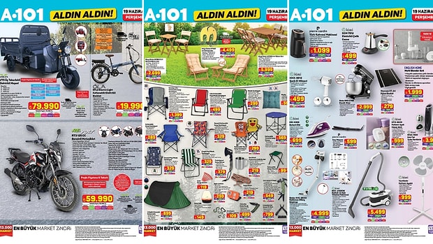 A101'e Koltuk ve Halı Yıkama Makinesi Geliyor! 19 Haziran 2025 A101 Aldın Aldın Kataloğu