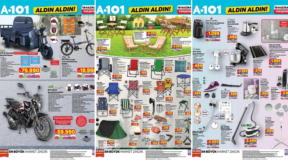 A101'e Koltuk ve Halı Yıkama Makinesi Geliyor! 19 Haziran 2025 A101 Aldın Aldın Kataloğu