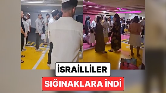 İran'ın Saldırısının Ardından Sığınaklara İnen İsrailliler Şarkı Söyledikleri ve Dua Ettikleri Anları Paylaştı