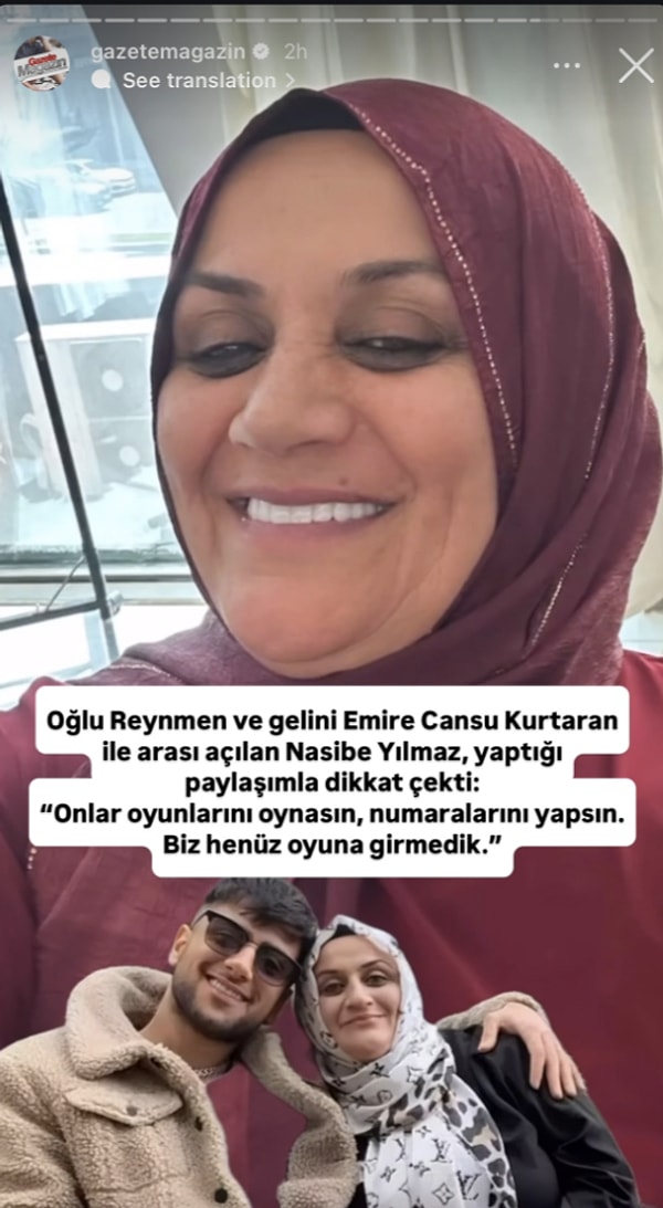 Nasibe Yılmaz'dan yine göndermeli paylaşım👇🏻 Görseli