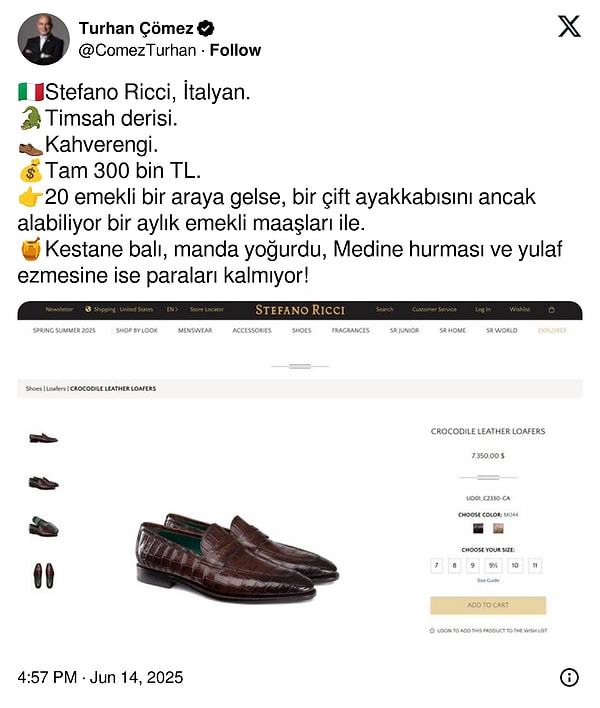 İYİ Parti Balıkesir Milletvekili Turhan Çömez’in paylaşımı