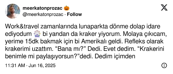 Akabinde kullanıcılar kendi yaşadıkları anıları da anlatınca, ortalık epey bi' karıştı... Görseli