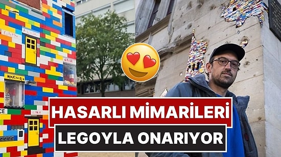 Alman Sanatçının LEGO Parçalarıyla Mimari Yapıları Onarması Ortaya Renkli Görüntüler Çıkardı