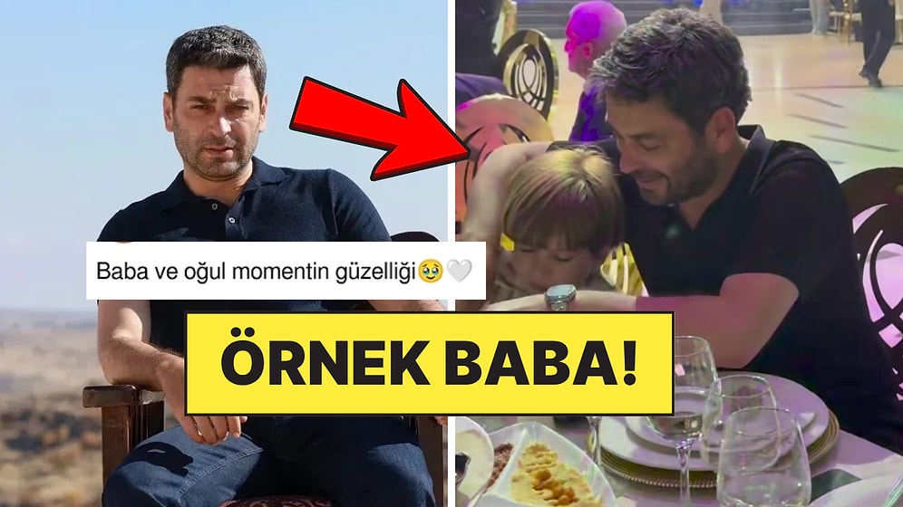 Tam Bir Örnek Baba: Oğluyla İlgilenişiyle Gündem Olan Ozan Akbaba'ya Övgü Yağdı!