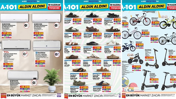 A101'e Samsung 24000 BTU Duvar Tipi Klima Geliyor! 19 Haziran 2025 A101 İnternete Özel Aldın Aldın Kataloğu
