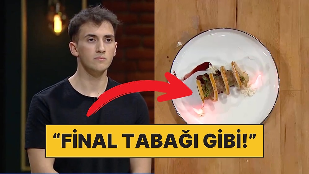 MasterChef'e Katılan 18 Yaşındaki Tunahan Yaykındağ, Hazırladığı Tabakla Şefleri Kendine Hayran Bıraktı