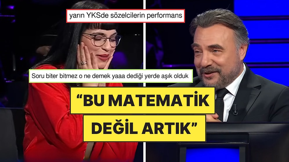 Milyoner'de Matematik Sorusunda Elenen Yarışmacı Sosyal Medya Kullanıcılarının Diline Düştü!