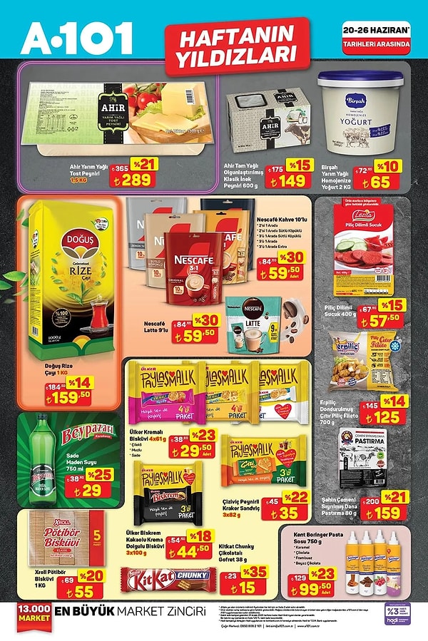 Ahir Tam Yağlı Tost Peyniri 1,5 Kg 289 TL