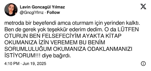 Toplu taşımada sadece böyle şeyler için ses yükselsin.
