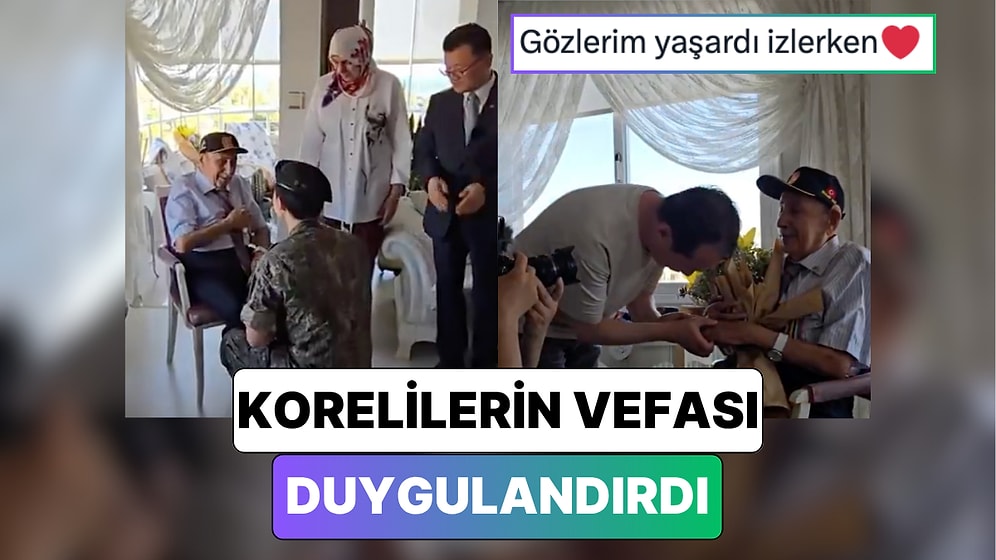 Kore Savaşı'nda Şehit Olan Bir Askerin Kimliğini Getiren Koreli Heyet Bir Kore Gazimizi Ziyaret Etti