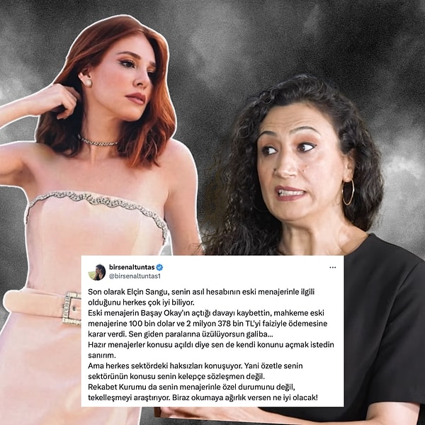 Aylardır Birsen Altuntaş ve Elçin Sangu'nun bitmek bilmeyen tartışmasını konuşuyoruz, magazine biraz hakimseniz mutlaka denk gelmişsinizdir. Görseli
