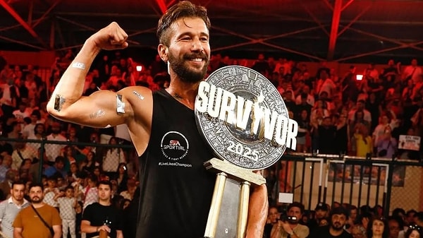 Survivor'da 6 aylık mücadele sona erdi, Survivor 2025'in şampiyonu Adem Kılıççı oldu. Görseli