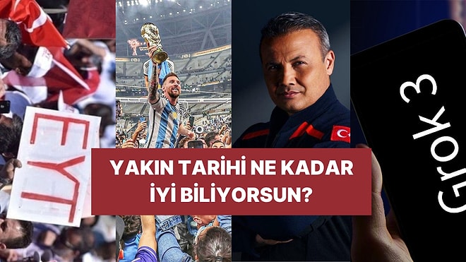 Yakın Tarih Testinde 12/12 Yapanlar Gündemi İyi Takip Edenlerdir!