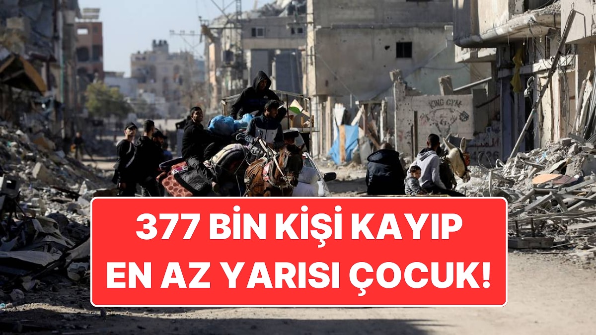 Harvard Üniversitesi&apos;nin Hazırladığı Rapor: İsrail, Filistin’de 377 Bin Kişiyi &quot;Kaybetti&quot;