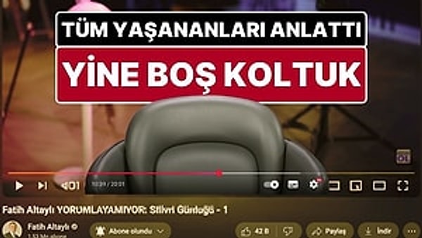 Cumhurbaşkanına tehdit suçlamasıyla tutuklanarak Silivri Cezaevine gönderilen gazeteci Fatih Altaylı, gözaltına alınma, tutuklanma ve Silivri Cezaevi’ndeki ilk gecesini yazdığı bir mektupla anlattı. Görseli