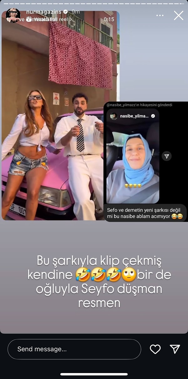Yakından takip edenler bilir Nasibe Hanım oğlu ile birbirlerini silmelerinden bu yana sık sık göndermeli paylaşımlarda bulunuyor.