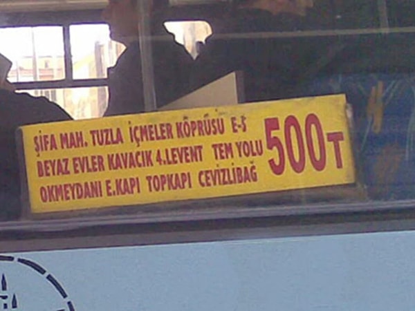 500T otobüs hattının güzergahı kısaldı!