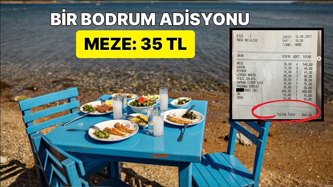 Bodrum'daki Bir Restorana Ait Olan Birkaç Yıl Önceki Adisyonu Görünce Sinirleriniz Bozulacak