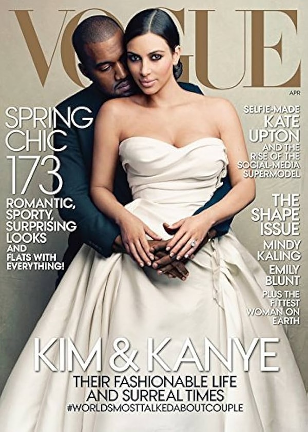 Gerçek bir moda ikonu! Vogue'daki kapaklarla her zaman gündem yarattı.