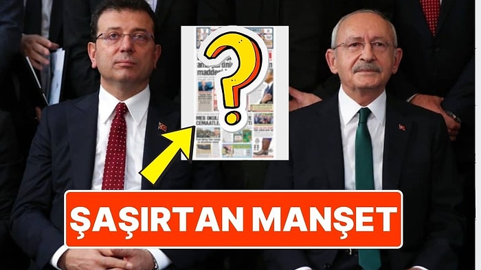 Nefes Gazetesinden “Ekrem İmamoğlu Tek Gündem Olmamalı” Manşeti