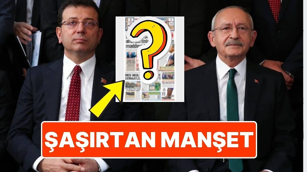 Nefes Gazetesinden “Ekrem İmamoğlu Tek Gündem Olmamalı” Manşeti