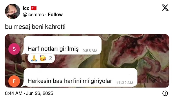 Yazık...