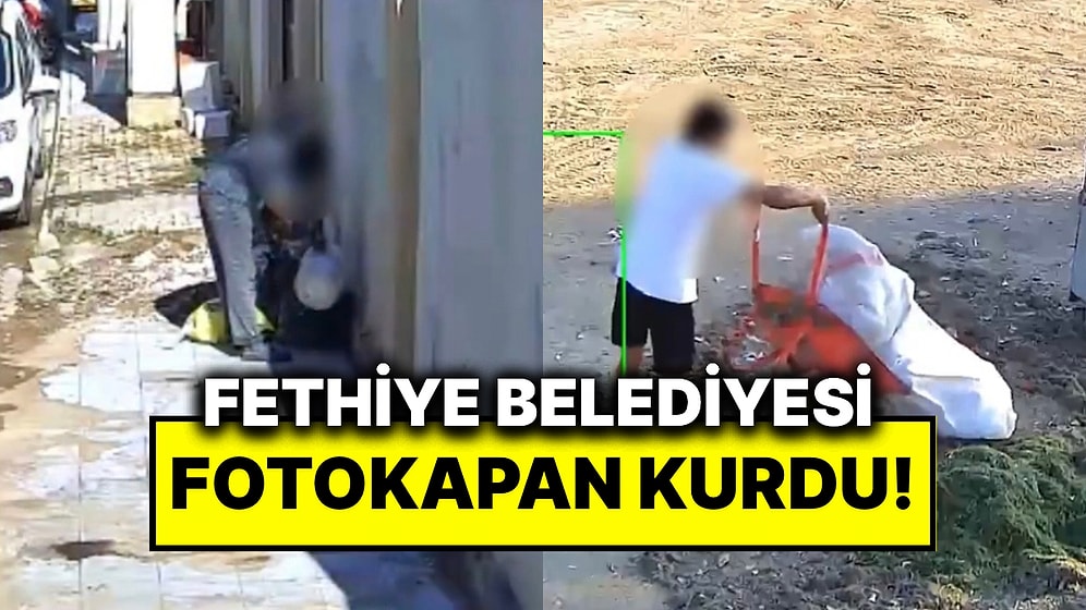 Ceza Yolda: Fethiye Belediyesi Fotokapanlarla Çöp Kutusu Yerine Etrafa Çöp Atan Kişileri Tespit Etti