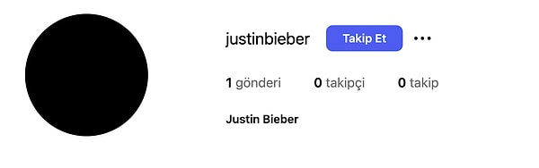 'Justinbieber' kullanıcı adına ne oldu?