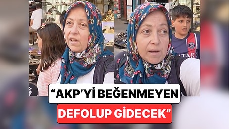 Sokak Röportajında Bir Kadın Cumhurbaşkanı Erdoğan'ı Beğenmeyenleri Ülkeden Kovdu