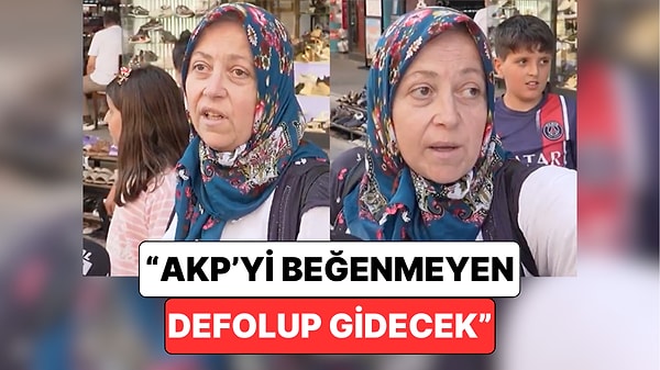 Sokak Röportajında Bir Kadın Cumhurbaşkanı Erdoğan'ı Beğenmeyenleri Ülkeden Kovdu
