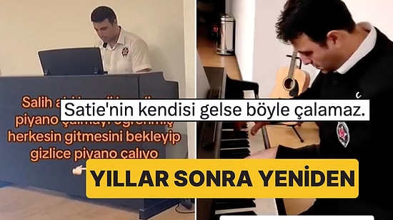 Mesai Bitiminde Çaldığı Piyanoyla Tanınan Güvenlik Görevlisinin Kulaklarınızın Pasını Silecek Performansları