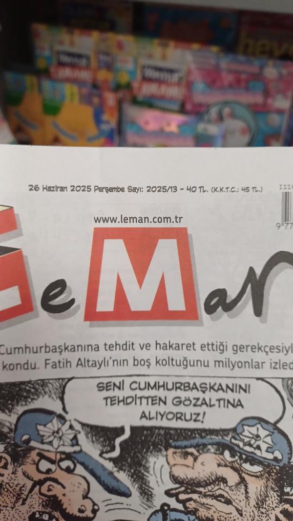 İstanbul Cumhuriyet Başsavcılığı, Leman Dergisi’nde yayınlanan bir karikatür nedeniyle harekete geçti.