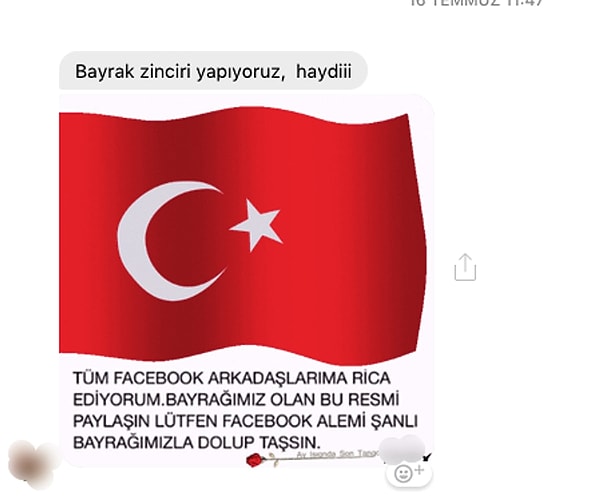 4. Herkesi gaza getiren zincir paylaşımlar.