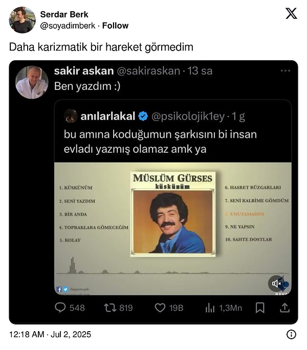 Şimdi de gelen tepkilere bakalım.