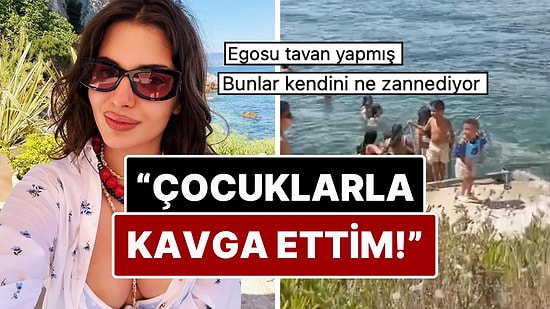Annesi Destekledi: Denizdeki Çocuklarla Kavga Ettiğini Söyleyen Derin Talu'nun Tavırları Tepki Çekti!
