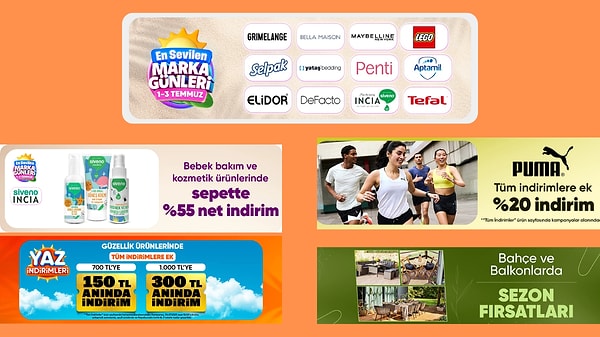 Hepsiburada'da öne çıkan ve en çok tıklanan indirim linkleri 👇🏽