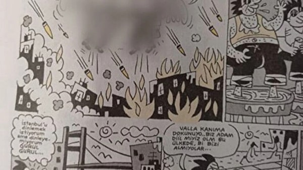 Leman dergisinin son sayısında yayınlanan karikatür nedeniyle başlatılan soruşturma sürüyor.