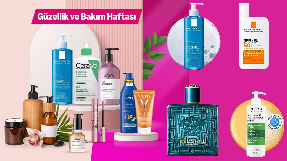 Versace La Roche Posay Maybelline ve Daha Fazlası: Cilt Bakım ve Kozmetik Ürünlerinde İndirim Fırsatı!