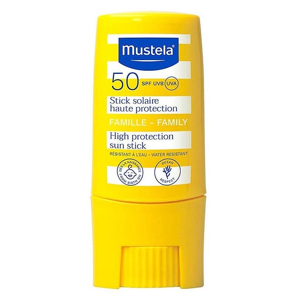 3. Mustela SPF50+ Çok Yüksek Faktörlü Güneş Stick