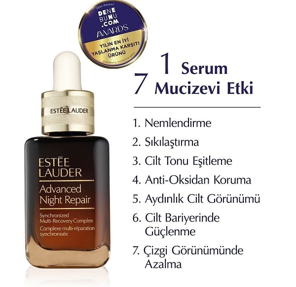 Estee Lauder yaşlanma karşıtı cilt serumu, kozmetikte hepimizin favorilerinden biri olmaya devam ediyor.