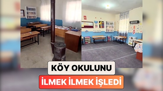 Bir Köy Okulu Öğretmeni Atandığı Okulu 3 Ay İçinde Kendi Emeğiyle Baştan Yarattı