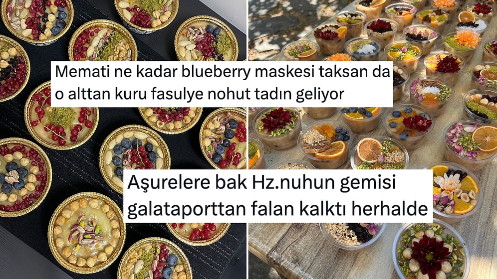 Aşureyi Envaiçeşit Ürünle Süsleyip Günün Anlam ve Önemini Abartan Kişiler