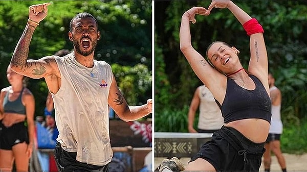 1. Survivor Efecan ve Yağmur, yasak aşk iddialarıyla gündeme gelmişlerdi.